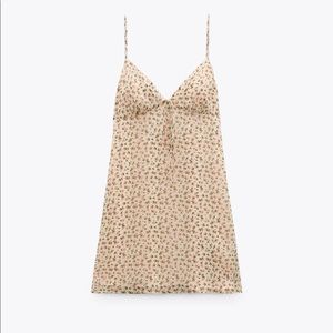 Zara floral print dress